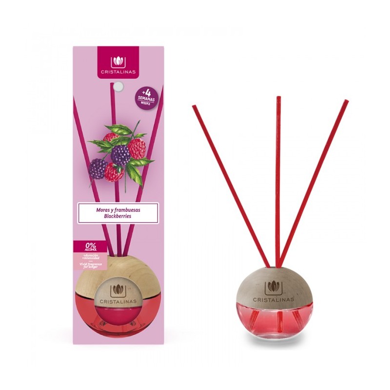 MIKADO CRISTALINAS ESFERA 20ML. MORAS Y FRAMBUESAS