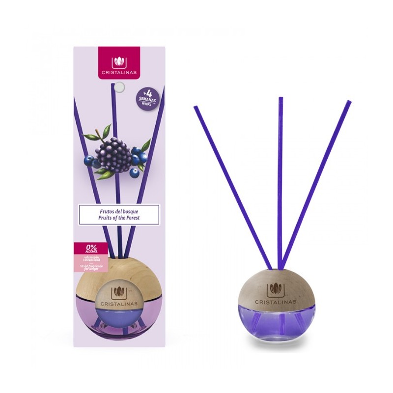 MIKADO CRISTALINAS ESFERA 20ML. FRUTOS DEL BOSQUE