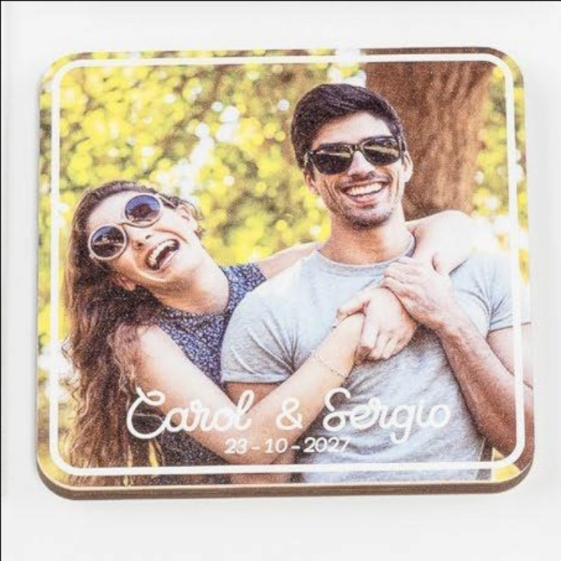 IMÁN MADERA PERSONALIZADO CON FOTO
