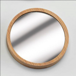 ESPEJO MADERA PERSONALIZADO CENEFA HOJAS 3 OPCIONES