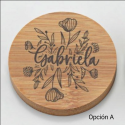 ESPEJO MADERA PERSONALIZADO AMAPOLAS 3 OPCIONES
