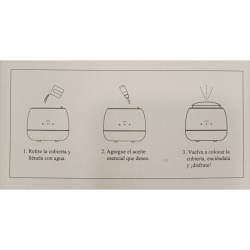 BRUMIZADOR DIFUSOR DE AROMAS ELÉCTRICO 300ML.