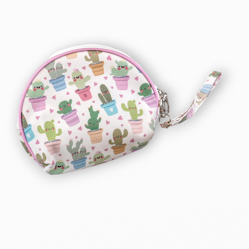 NECESER CACTUS SÍMIL PIEL CON CORREA