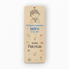 MARCAPÁGINAS MADERA PERSONALIZADO COMUNIÓN NIÑO MÁS INVITADO/A