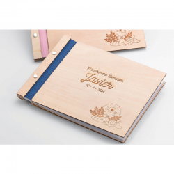 LIBRO DE FIRMAS MADERA...