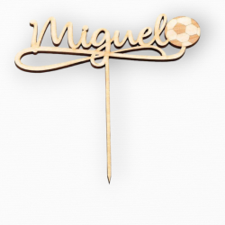 NOMBRE MADERA FUTBOL PARA...