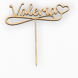 NOMBRE MADERA CORAZÓN PARA...