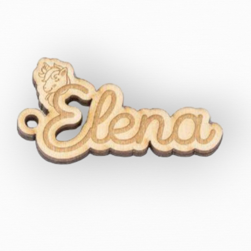 MARCASITIOS LLAVERO MADERA UNICORNIO