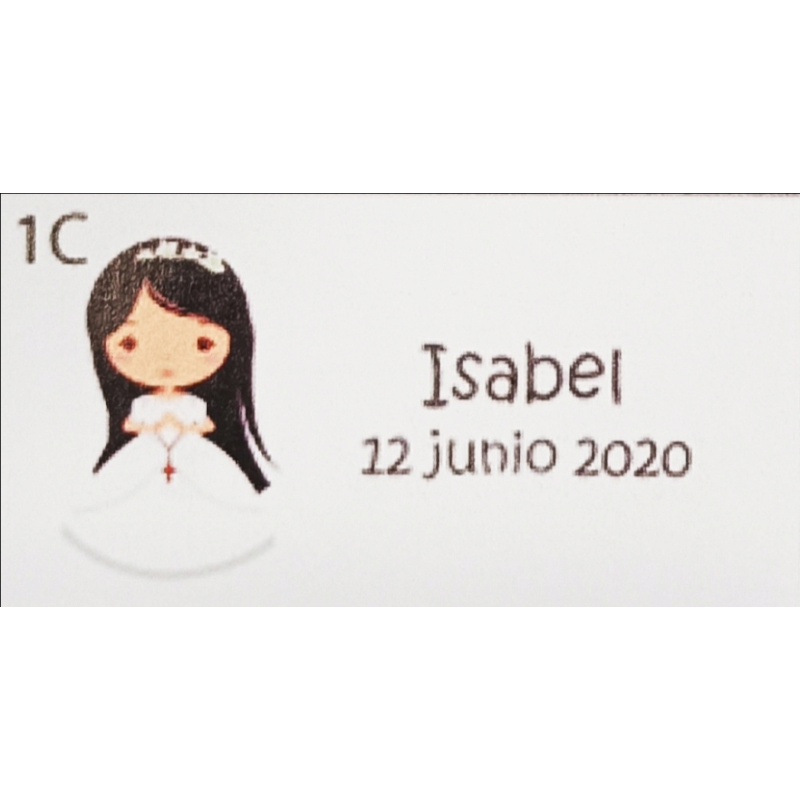 LOTE 44 PEGATINAS ETIQUETAS PERSONALIZADAS