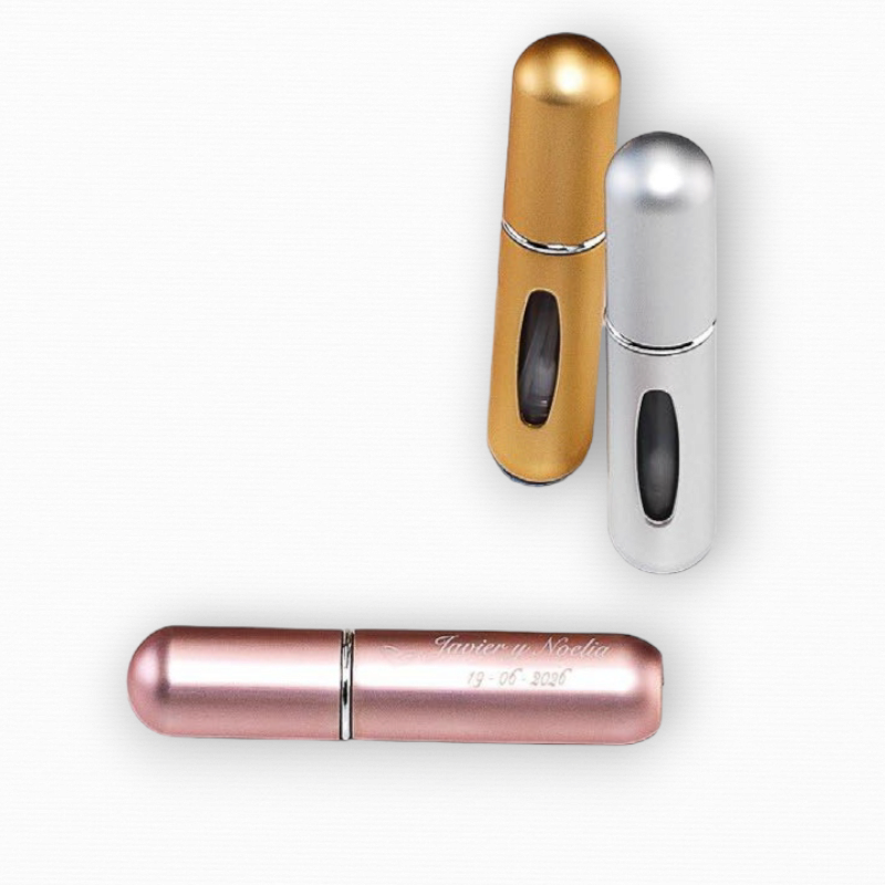 PERFUMADOR ALUMINIO CON BOMBA DE RECARGA