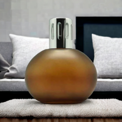 LÁMPARA CATALÍTICA OVALADA MARRÓN