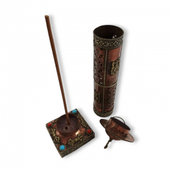 INCENSARIO TORRE CON PEDRERÍA