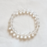 PULSERA CUARZO BLANCO 8MM.
