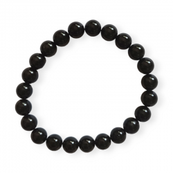 PULSERA TURMALINA NEGRA 8MM.