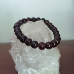 PULSERA GRANATE 8MM.