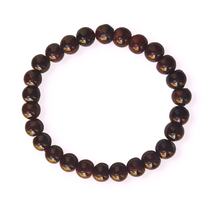 PULSERA GRANATE 8MM.