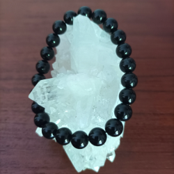 PULSERA TURMALINA NEGRA 8MM.