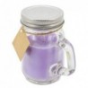 VELA AROMÁTICA LILA EN JARRITA CON TAPA DE METAL