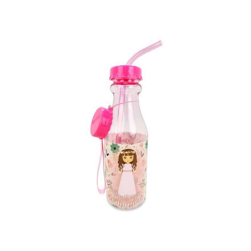 BOTELLA PVC COMUNIÓN NIÑA 500 ML