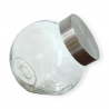 TARRO CRISTAL TAPA METAL