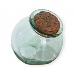 TARRO CRISTAL TAPA CORCHO...