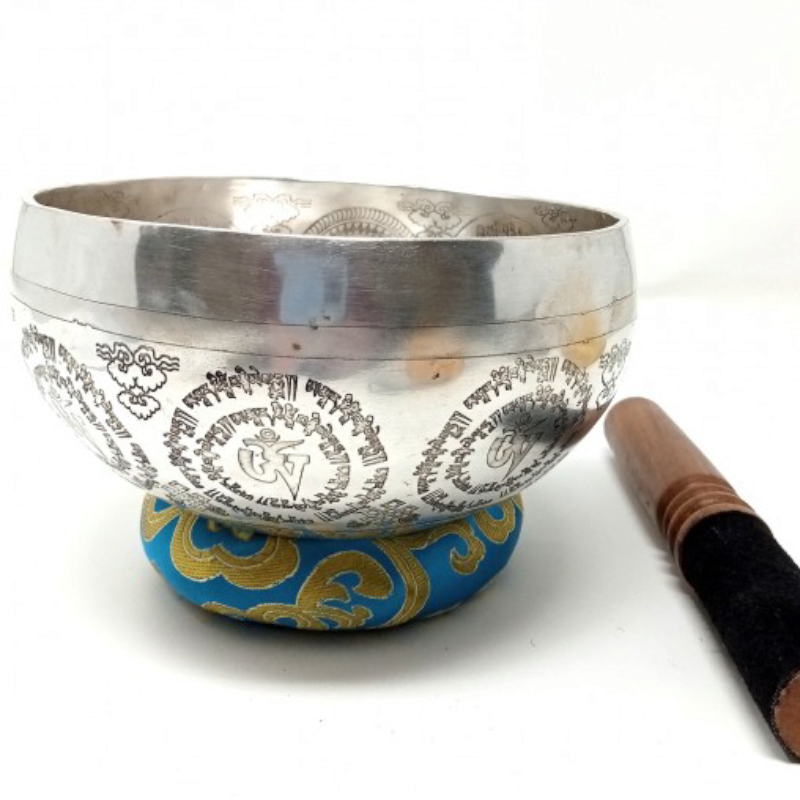 CUENCO PLATEADO "AMITAYUS" 15,5CM.