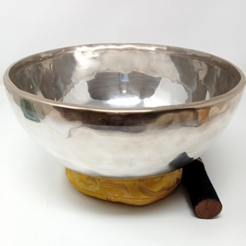 CUENCO PLATEADO "CHENREZIG" 22CM.