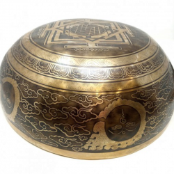 CUENCO 7 METALES "SHAKYAMUNI" GRABADO ESPECIAL