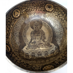 CUENCO 7 METALES "SHAKYAMUNI" GRABADO ESPECIAL