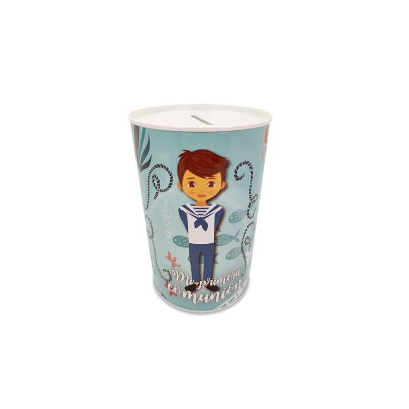 HUCHA METÁLICA MI PRIMERA COMUNIÓN NIÑO