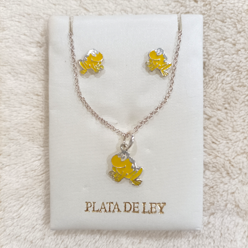 CONJUNTO PLATA RANITAS