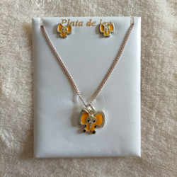 CONJUNTO PLATA ELEFANTES