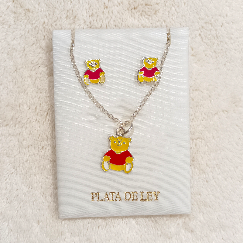 CONJUNTO PLATA OSITO