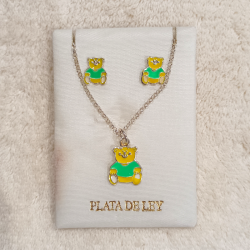 CONJUNTO PLATA OSITO