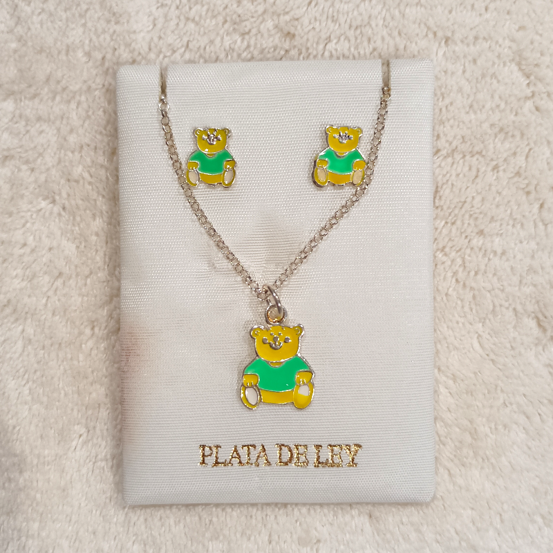 CONJUNTO PLATA OSITO
