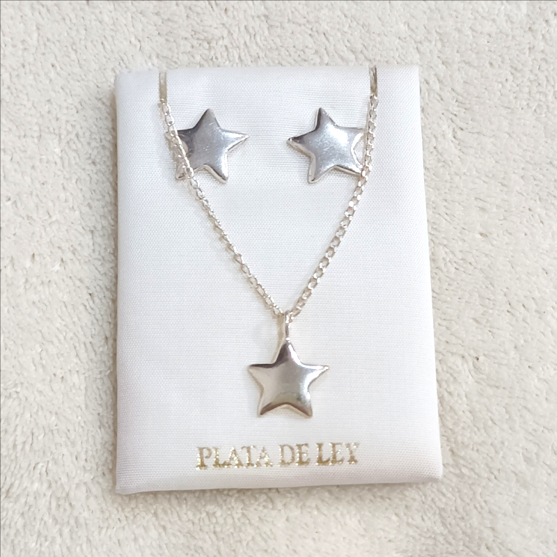 CONJUNTO PLATA ESTRELLA