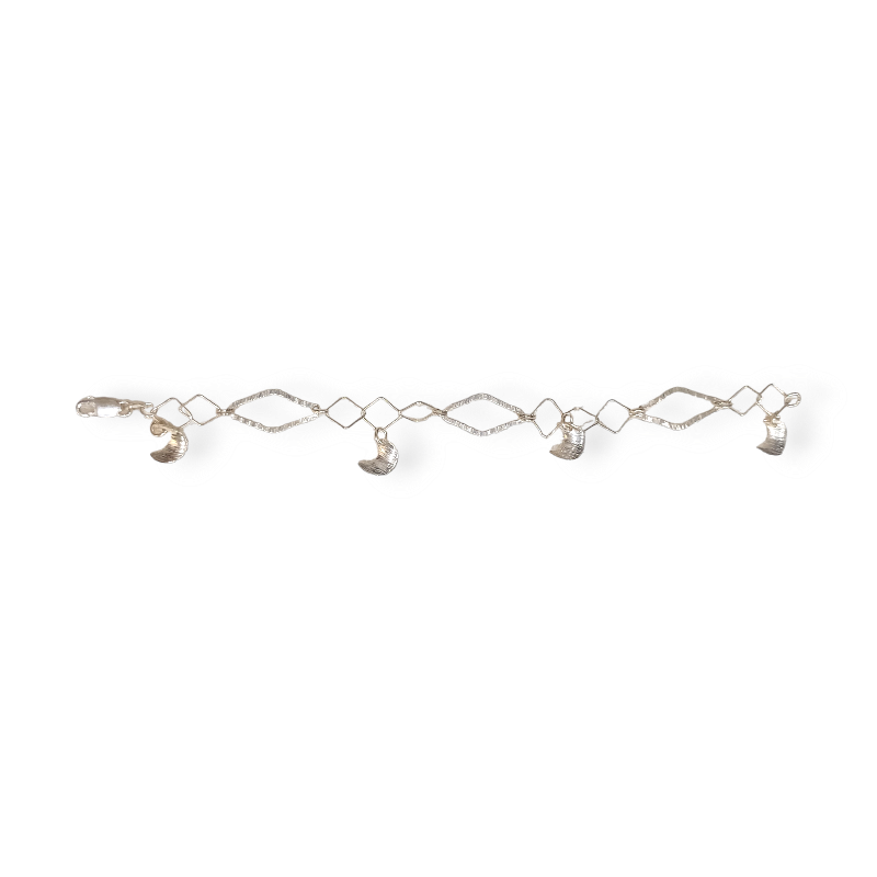 PULSERA DE PLATA LUNAS
