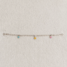 PULSERA DE PLATA PECES DE COLORES