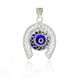 COLGANTE HERRADURA DE PLATA...