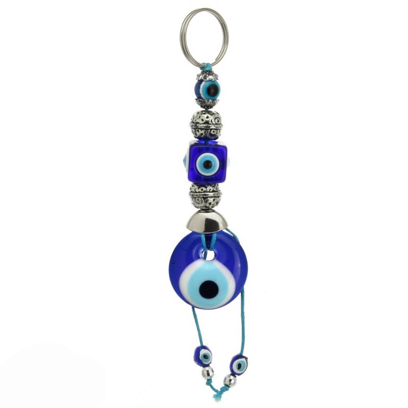 LLAVERO AMULETO OJO TURCO