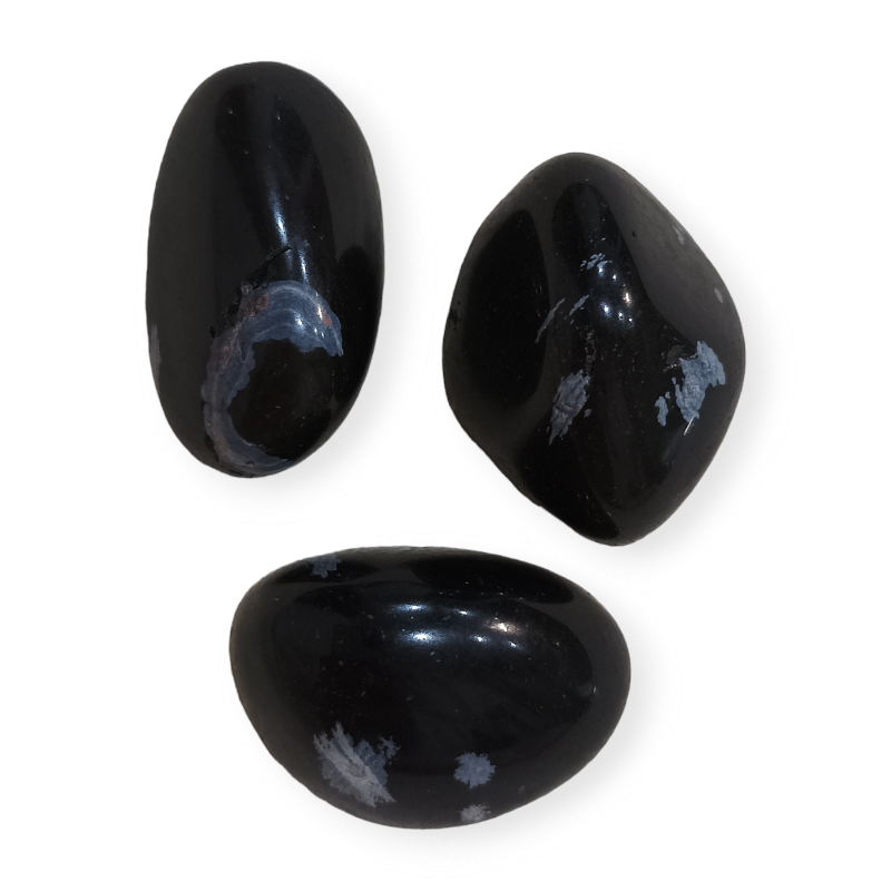 RODADO OBSIDIANA NEVADA 3-3,4CM.