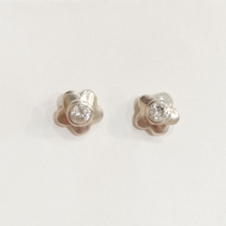 PENDIENTES DE PLATA FLOR...
