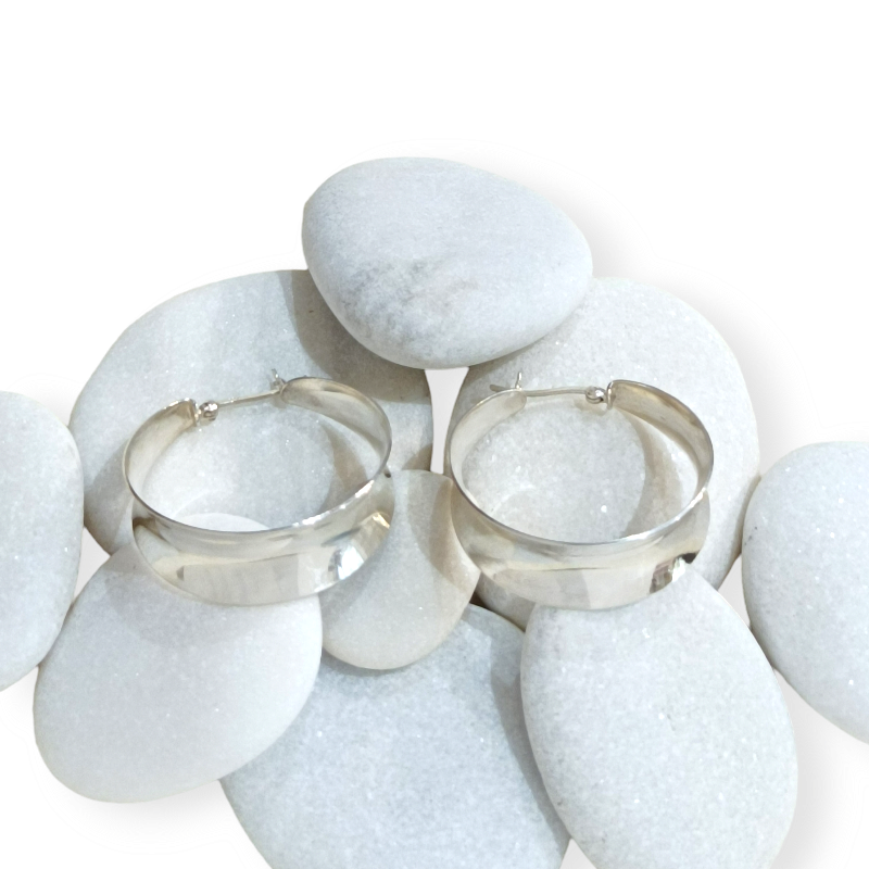 PENDIENTES AROS DE PLATA