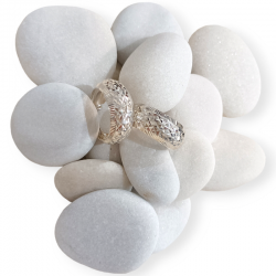 PENDIENTES DE PLATA AROS LABRADOS