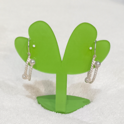 PENDIENTES DE PLATA AROS TORNEADOS