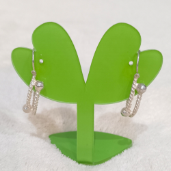 PENDIENTES DE PLATA AROS TORNEADOS