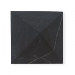 SHUNGITA PIRAMIDE SIN PULIR 8 X 8