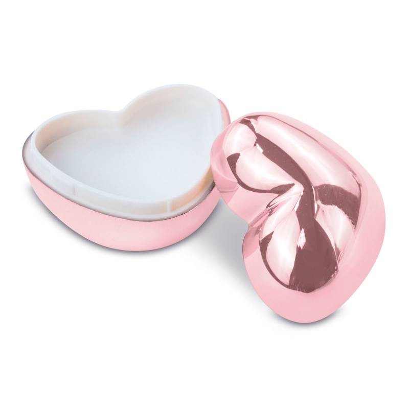 BÁLSAMO LABIAL HEART METALIZADO ROSA