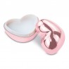 BÁLSAMO LABIAL HEART METALIZADO ROSA