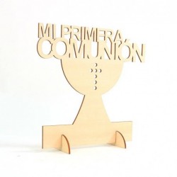 CARTEL MADERA "MI PRIMERA...